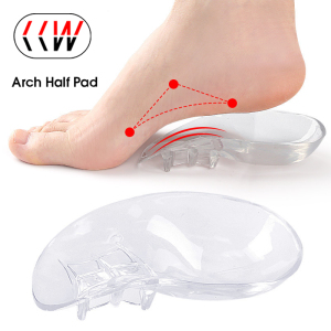 CCW 1Pair Half Insoles Arch Support Orthopedic Shoes Insoles for Feet Plantar Fasciitis Shoes Pads Quality Comfort Inserts Cushion