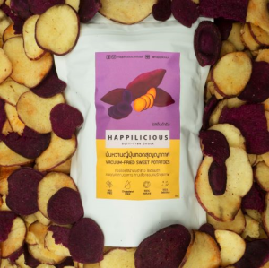 (30 กรัม) HAPPILICIOUS มันหวานญี่ปุ่นทอดสุญญากาศ ทางเลือกของคนรักสุขภาพ
