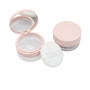 NBANLIKE Tuyệt vời Nhỏ gọn TỰ LÀM Sàng Với Phun Sàng Vòng Bánh Bột Hộp Đóng gói Container Nhựa Mỹ Phẩm Container Bột lỏng Nồi Du lịch Trang Điểm Jar Jar Rỗng Trường Hợp Bột