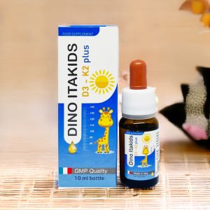 Dino Itakids D3 K2 Plus - Bổ sung vitamin D3 cho bé - Nhập khẩu từ Ý