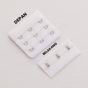 Harga Grosir - Pengait Bra Tambahan / Sambungan Bra 2 Pengait Karet Elastis / Pengait Bra Kait 2 & 3