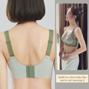 Sports Underwear Womens Love Heart Color Collision Small Bust Gathering Sports Bra