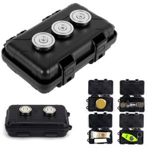 MACRAMEX Waterproof  Adsorption Box Shock Resistant Pressure Resistant Waterproof Box Car Bottom Mounting EDC Tool Box Spare Key Storage