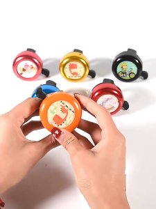 Trẻ em xe đạp chuông với Sticker cyclings chuông còi xe đạp núi Chuông tay lái chuông lớn crisps xe đạp chuông