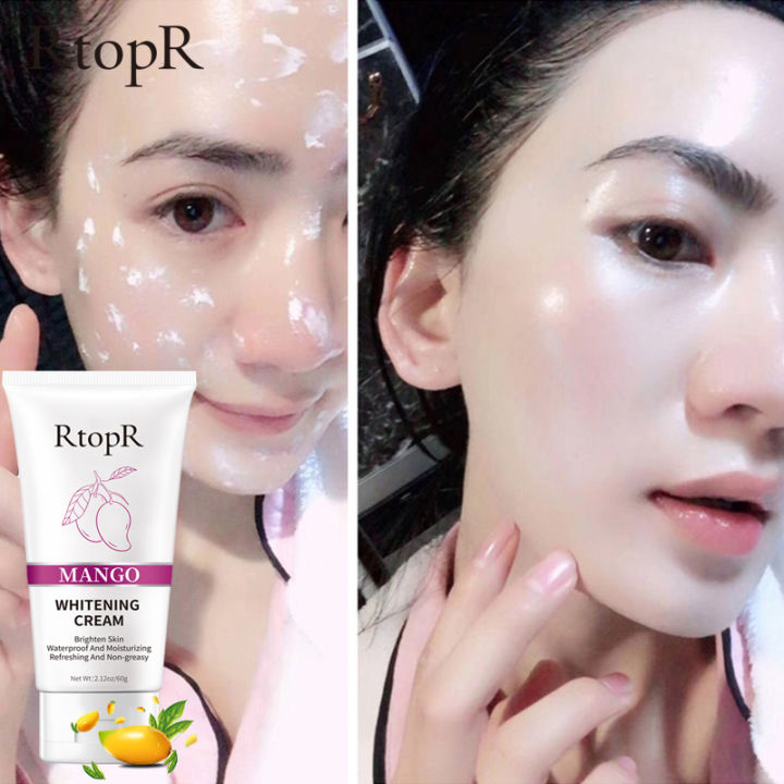 RtopR FDA Mango Whitening Cream Facial Concealer Moisturizing Firming Makeup Lazy Cream Isolate Brighten Skin Colour 60g Whitening Cream Lazada PH