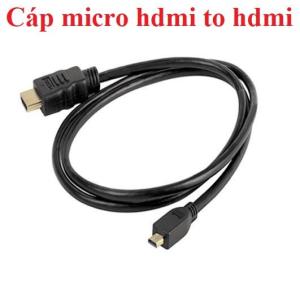 Cáp chuyển đổi Micro HDMI sang HDMI