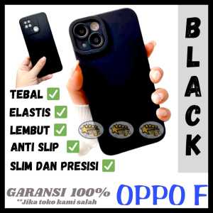 BLACK CASE pro camera OPPO F1S A59 F5 F7 F9 F11 F17 YOUTH PRO blackmatte casing silikon case