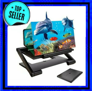 (Best Quality) F6 Kaca Pembesar Layar Hp Smartphone Enlarge Screen Amplifier Zoom 3D
