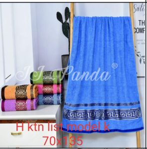 3PCS | Handuk Mandi Pria dan Wanita Dewasa Microfiber JJ Panda UK 70 x 140cm Motif