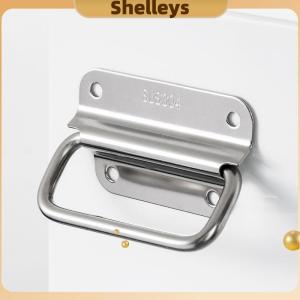 [Shelleys] Cabinet Flight Case Solid Furniture Hardware Folding Handle For Tool Box Stainless Steel Drawer Wardrobe Easy Install
