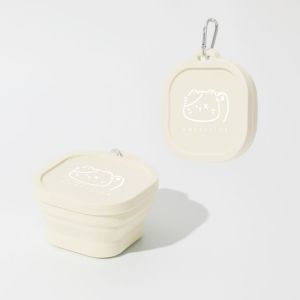 BEIERWA Portable Silicone Pet Bowl for Outdoor Use Collapsible Water Feeding Dish