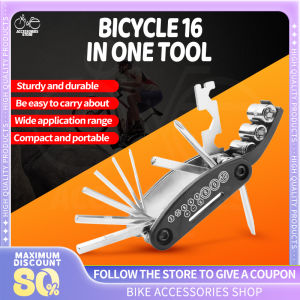 MTB Bike 16 in 1 Tools Road Bicycle Allen Wrench Pocket Tools  Repair Tool set Multifunction Tools