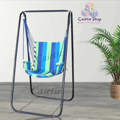 DUYAN METAL STAND SET / Random Design Adult swing covertable to Baby Swing