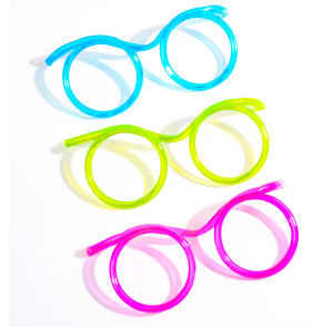 wedding ceremony gaming props – straw glasses / 婚礼用品接亲游戏拦门道具- 吸管眼镜