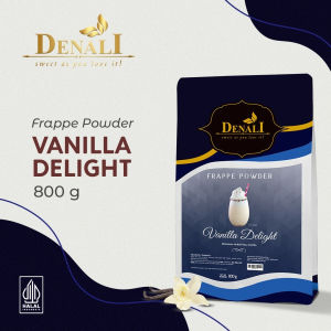 Powder DENALI Rasa VANILLA DELIGHT 800 Gram Bubuk Minuman Frappe Vanila Kualitas Premium