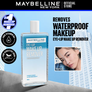 Maybelline Lip and Eye Waterproof Make up Remover 70mL Fragrance Free w/ Moisturizing Formula