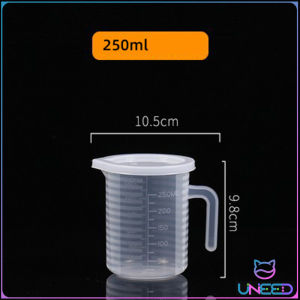 Need Clear PP Plastic Measuring Cup Pitcher Liquid Measure Easy-Grip Jug Container