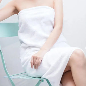 SKY E-COMMERCE CO.Ltd COD Hotel premium white pure cotton thickened super absorbent bath towel(70*140cm)