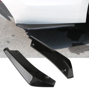 2Pcs Universal Car Rear Bumper Lip Diffuser Splitter Spoiler Scratch Protector P2069