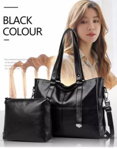 Tas Tote Bag Wanita + Dompet Mini Tas Tangan Wanita Mewah Tas Jinjing Wanita Kasual Tas Selempang Wanita Tas bahu Wanita Mode Korea Tas Perjalanan Wanita Backpack Terbaru