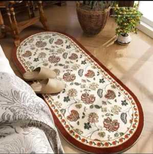 [COD] Oval-Square Carpet/Karpet Keset Panjang Lembut Bulu Tebal Halus Anti Slip