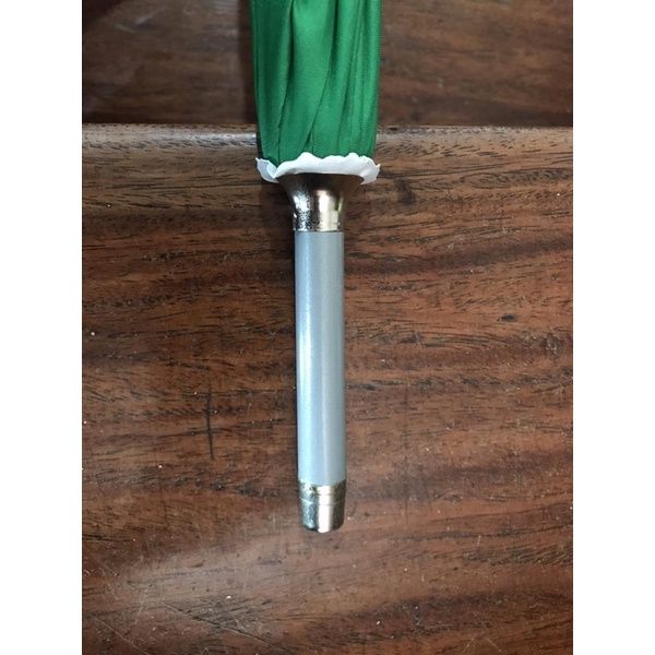 25 Inches Pongee Aluminum Post Foam Handle Long Umbrella. 