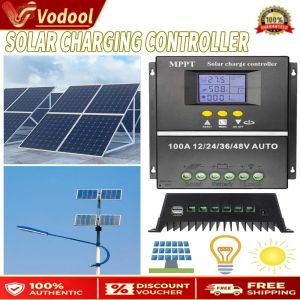 100A MPPT Solar Charge Controller Solar Panel Regulator 12V 24V 36V 48V Auto Solar Charge Controller for Solar Panel