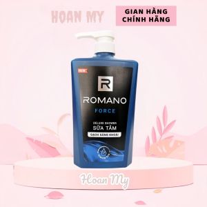 Sữa Tắm Romano hương nước hoa Sạch Sảng Khoái 650g(chai)