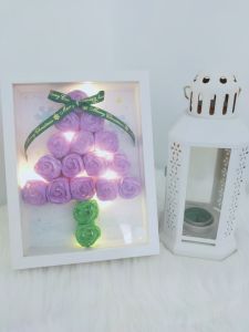 【CHRISTMAS】Handmade Tissue Rose Photo Frame | DIY Faux Flower | Creative Decoration