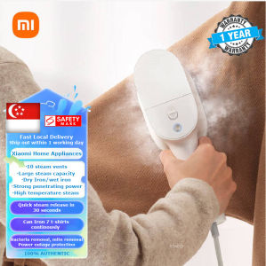XIAOMI Handheld Garment Steamer/Iron| Flat Ironing Machine Home Steam Iron & Mite Removal|1200W|SG Plug|1 YEAR SG WARRANTY