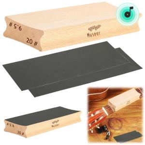 【Hàng mới】 khối mài bóng bảo trì Dụng cụ dây để san phẳng Phím đàn Guitar và công cụ chuyên nghiệp làm mịn bàn phím