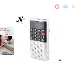 Portable FMRadio Handheld MP3 Walkman Radios Built-In Speaker Display Rechargeable Recorder For Elderly Walkman Go Hiking