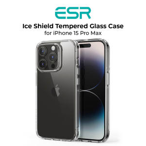 ESR iPhone 15 / 15 Plus / 15 Pro / 15 Pro Max Ice Shield Tempered Glass Case