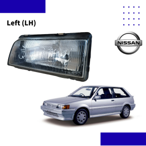 【100% JAPAN Original】Nissan Sentra N13 1987 Front Headlight Lamp Head Lamp 车头灯LampuHadapan