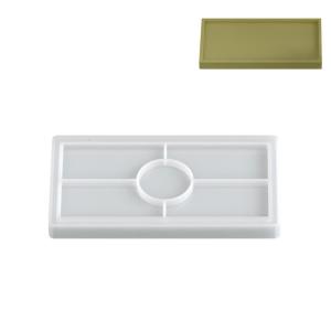 Twist Release Silicone Craft Mould for Coasters Making Bathroom Tray Organizers and Home Decoration