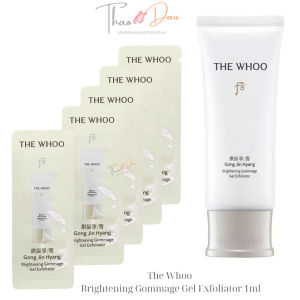 Whoo 10 or 20 Gói Tẩy Da Chết dịu nhẹ làm Sạch Lỗ Chân Lông Whoo Gongjinhyang Seol Brightening Gel 1ml