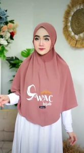 Bergo Cringkle AifFlow Premium Size XL Hijab Muslimah Wanita Wachijab