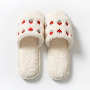 2Pairs Ladies slippers spring summer indoor home autumn and winter slip-proof mute lovely four seasons household cotton and linen slippers women
