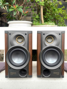 Bán cặp loa nghe nhạc Booksheolf Kenwood LS - SE7 bãi nhật hát cực tốt