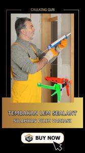 ALAT TEMBAKAN LEM KALENG & TULANG BOTOL SEALANT KACA SILICONE WARNA ACAK TERMURAH KUALITAS OK KUAT