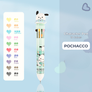 Dotto Pulpen Karakter SANRIO 3D 10 Warna Mekanik Pen Multicolor TC