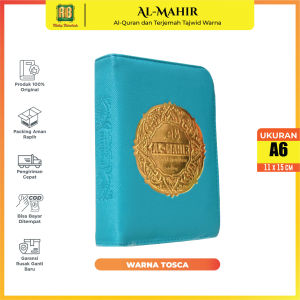 Alquran Terjemah Tajwid Warna Al Mahir A6 Resleting Quran 30 Juz Lengkap Terjemahan Tajwid Warna