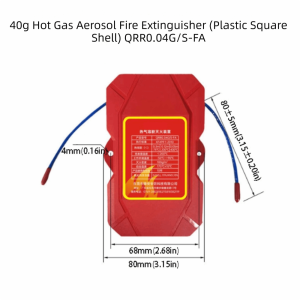 NJJU Automatic Activation Flame Retardant Device Flame Retardant Dual-Line Design Automatic Fire Extinguishing Sticker Retardant Sticker DIN Rail Mount Dual Line Retardant Device Car Engine Compartment
