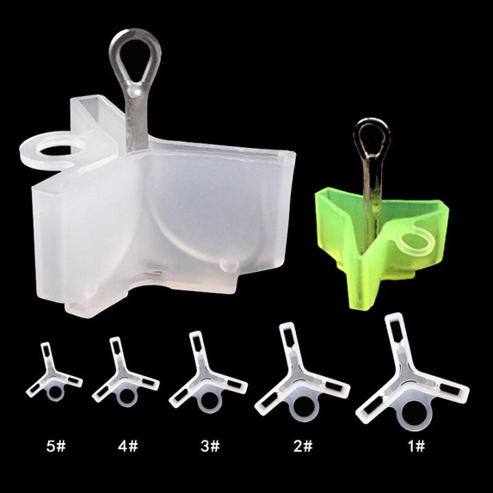 Triple Anchor Hook Protection Set 20Pcs Fish Hook Sleeve Fishing Gear  Storage Rust Prevention Scratch Prevention Fishing Tools