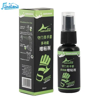 FunsLane 30ML Goalkeeper Gloves Glue Sticky Cleaning Agent Soccer Gloves Grip Reinforcement Professional Goalkeeper Gloves Tackifier