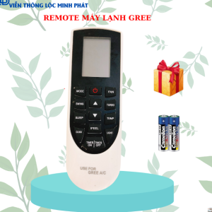 Remote máy lạnh GREE - Điều khiển điều hòa GREE Tặng Kèm Pin