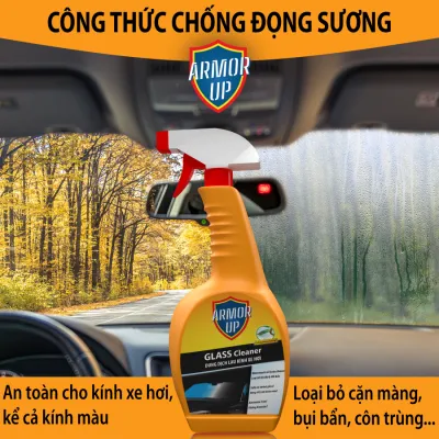 Nước Rửa Kính Ô tô Đậm Đặc - Chông Đọng Nước - Armor Up Clear View Pro - Bảo Vệ Gạt Mưa - Hương Lavender