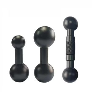 Double aluminum alloy ball joint 15mm/17mm to 20mm/25mm connecting rod motorcycle camera mount conversion accessories.