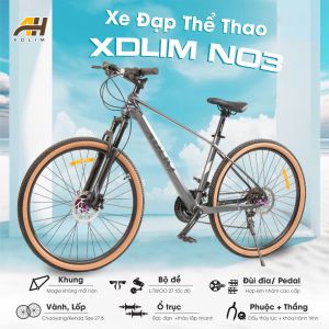 XE ĐẠP MTB XDLIM NO3 CỐI NỔ- KHUNG MAGIE KHÔNG MỐI HÀN PHUỘC DẦU PHANH DẦU