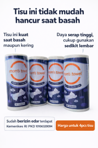 tisu moms towel/kitchen towel/reusable premium towel/tisu bisa dicuci/tisu dapur
